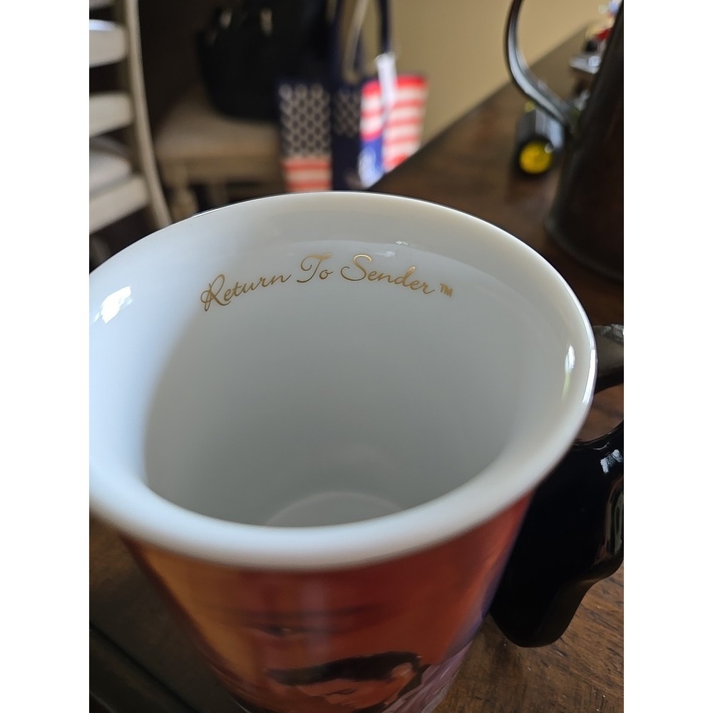 ELVIS PRESLEY Heirloom Porcelain Mug Return To Sender  Bradford  Editions 2002